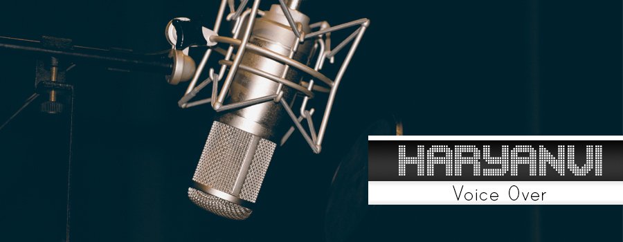 Haryanvi Voice Over Artists, Haryanvi Voice Over Service, Haryanvi Dubbing Studio