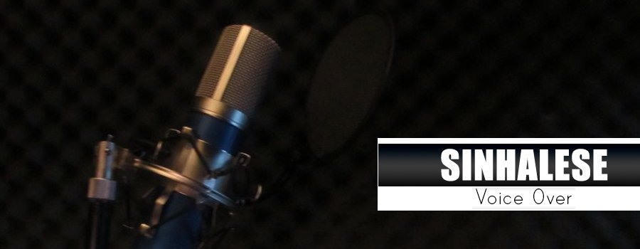 Professional Sinhalese Voice Over Service
