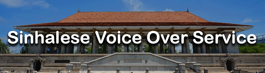 Sinhalese Voice Over Service