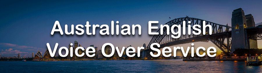 Australian English Voice Over Service