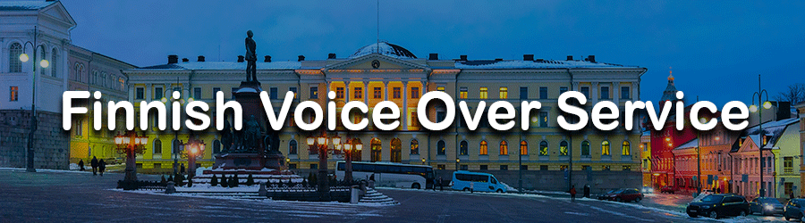 Finnish Voice Over Service