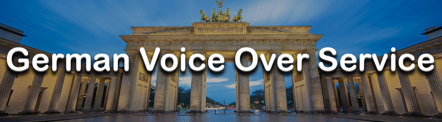 German Voice Over Service